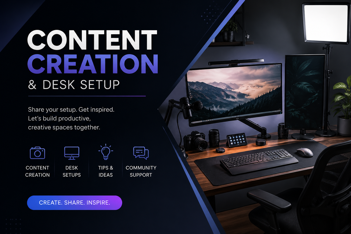 Desk Setup & phone accessories